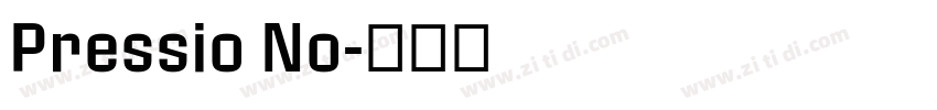 Pressio No字体转换